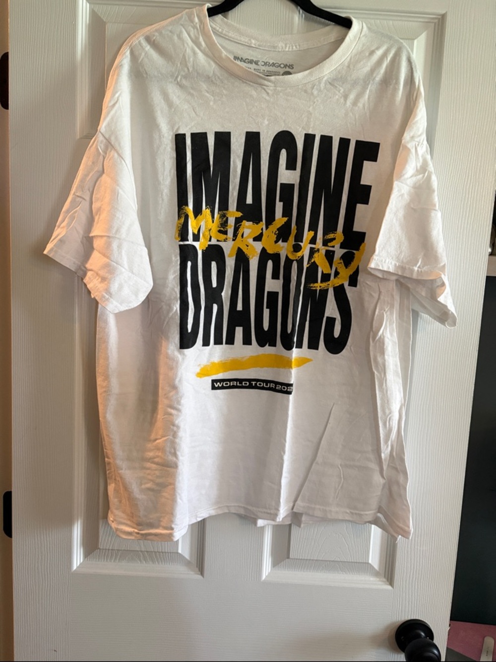 Imagine Dragons White Short Sleeve Graphic Tee